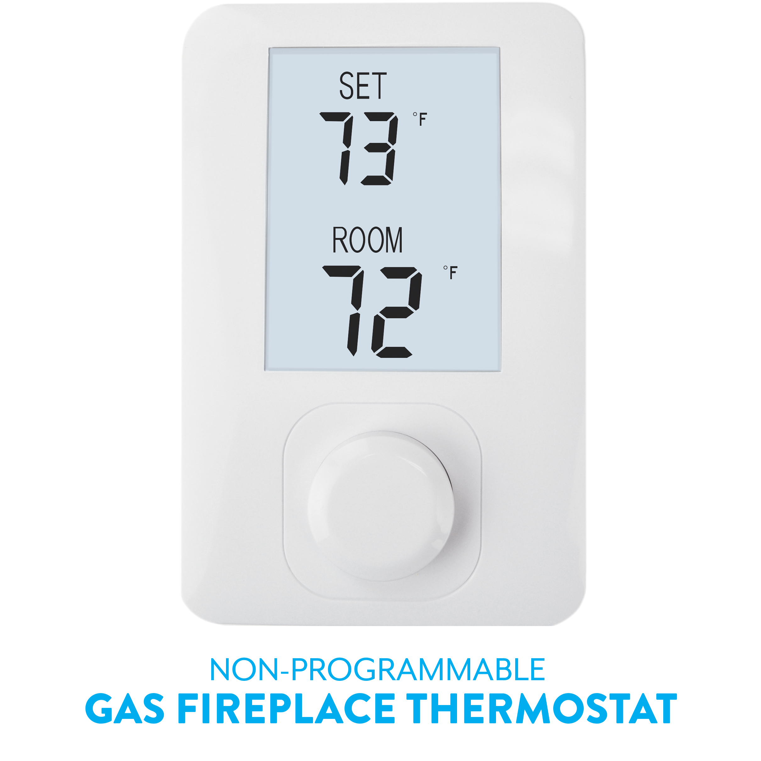 Non-Programmable Horizontal Gas Fireplace Thermostat